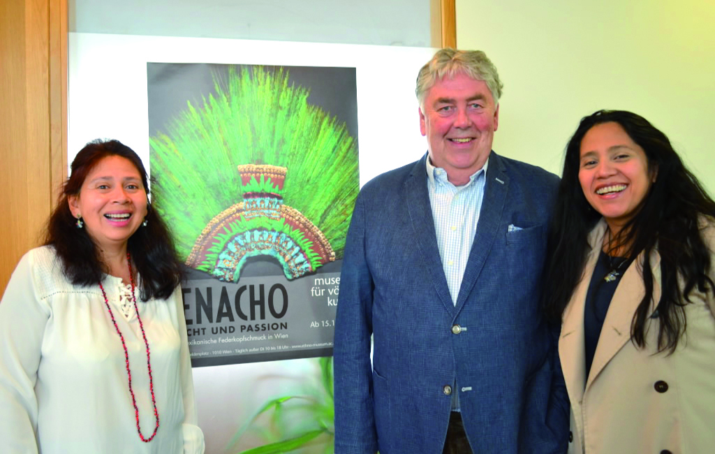 Das CulturaLatina Team mit Weltmuseum-Direkter Steven Engelsman