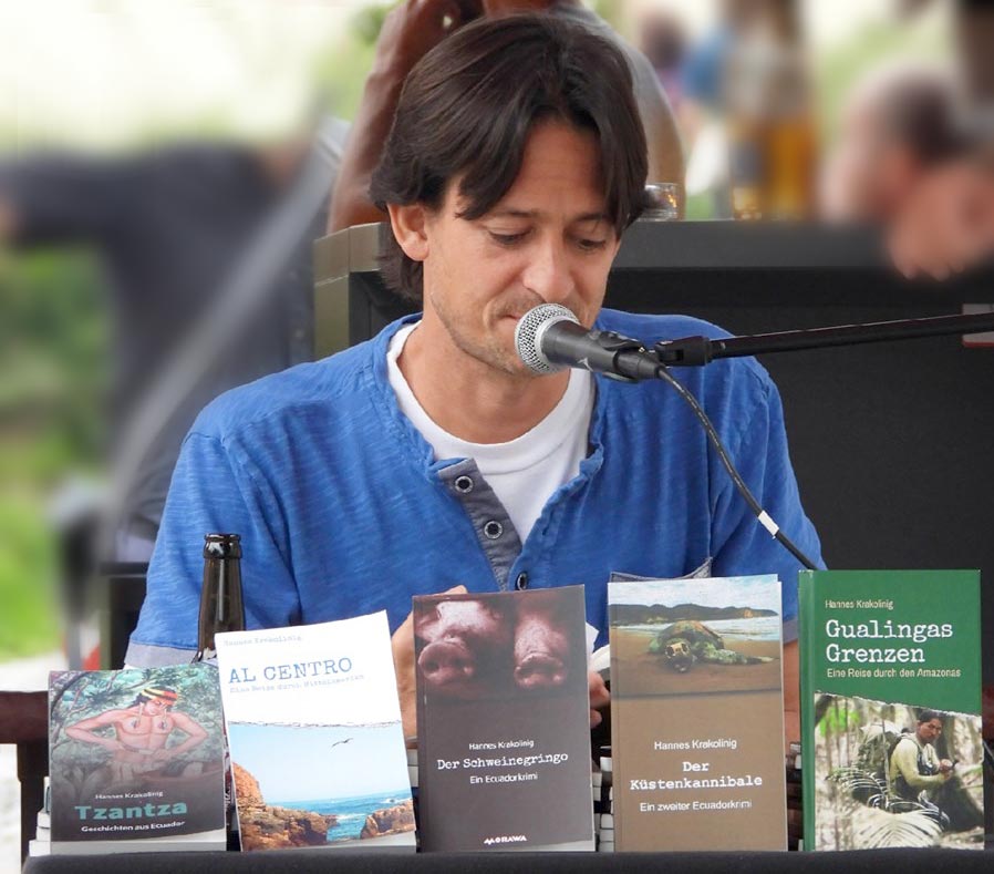 Hannes Krakolinig ha escrito varios libros. Su inspiración: la vida en Ecuador. (Foto: Cortesía Krakolinig).