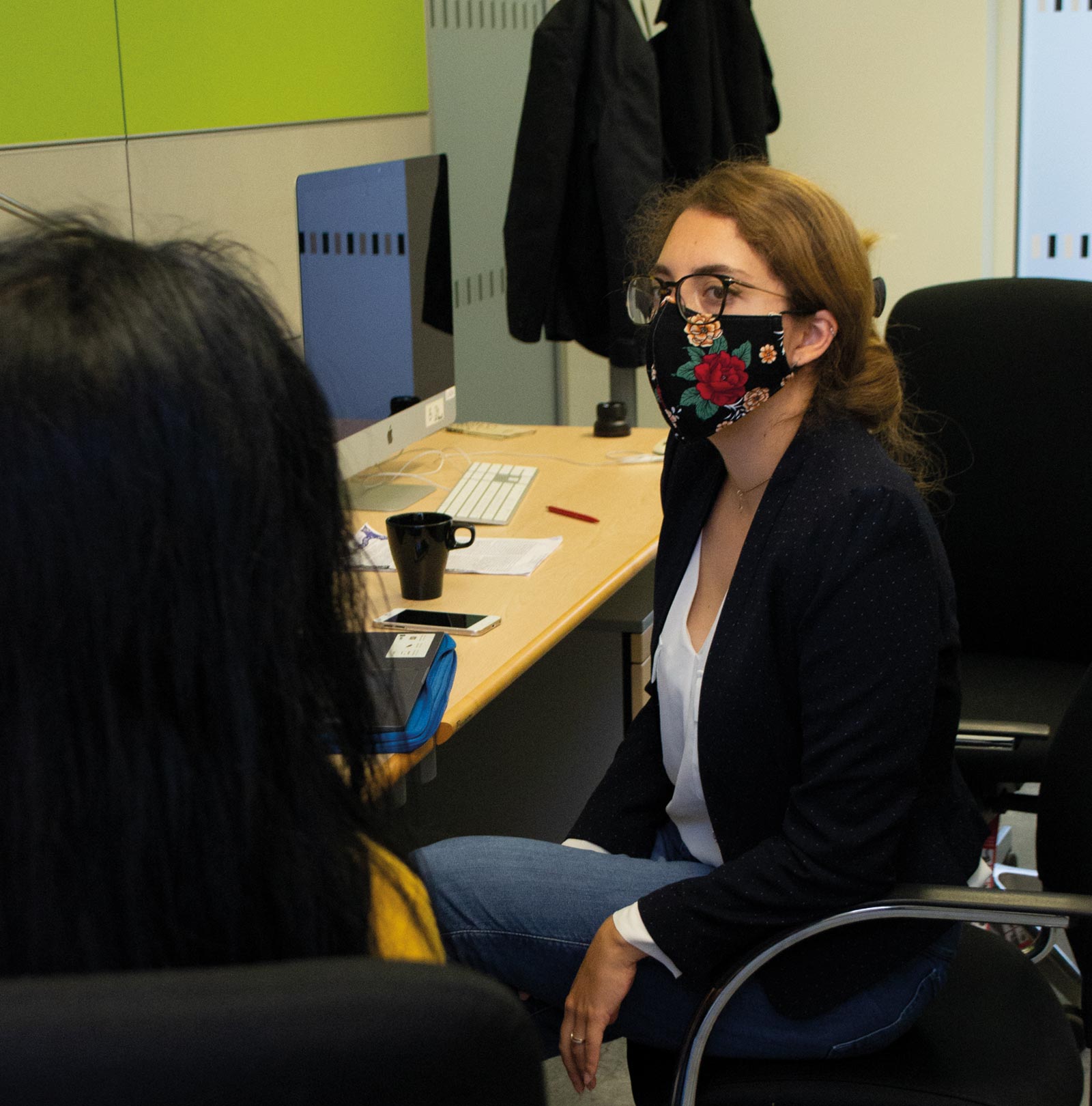 Dra. Claudia Martina entrevista a Ivonne Elizabeth Ventura Rosales (Foto: Stefan Galván)