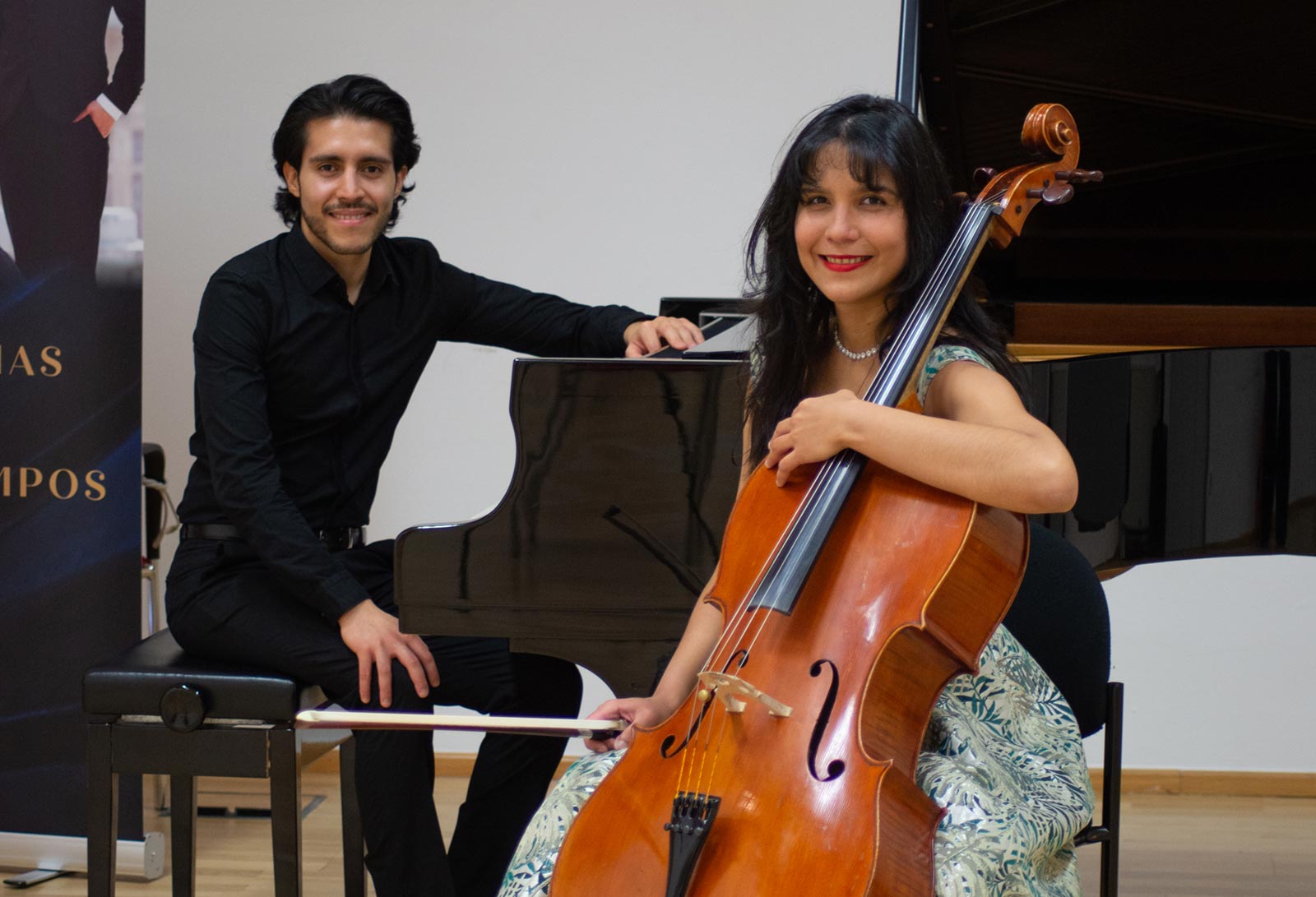 Nicole Peña-Comas y Hugo Llanos Campos son talentos latinoamericanos que resaltan la música clásica y latinoamericana en Europa. (Foto: Stefan Galván).