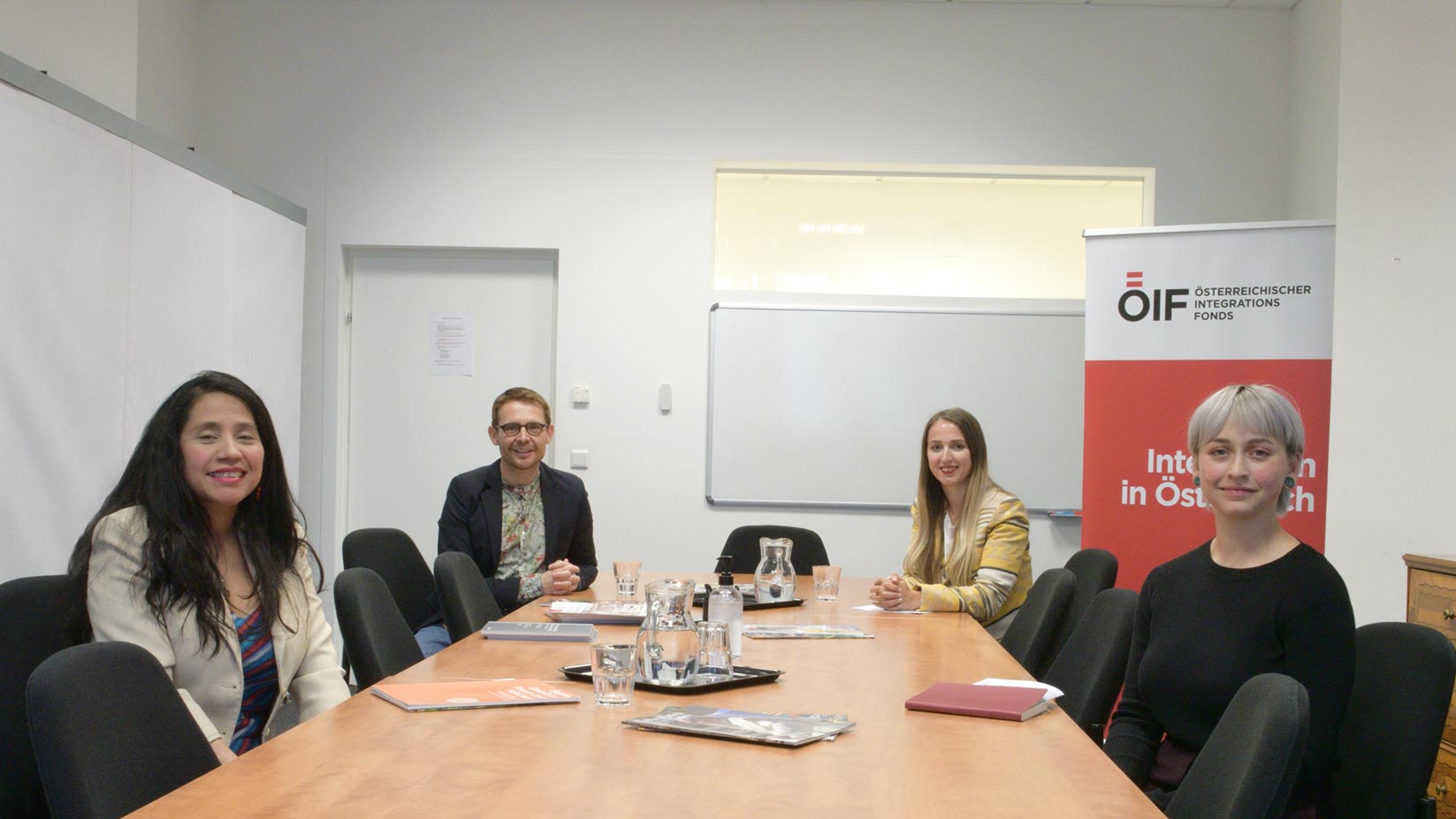 María Taramona, Carlos Valenzuela, Fitore Morina y Robin Sarah Ströhle. (Foto: Eva Messerer & Lobsang Taramona).