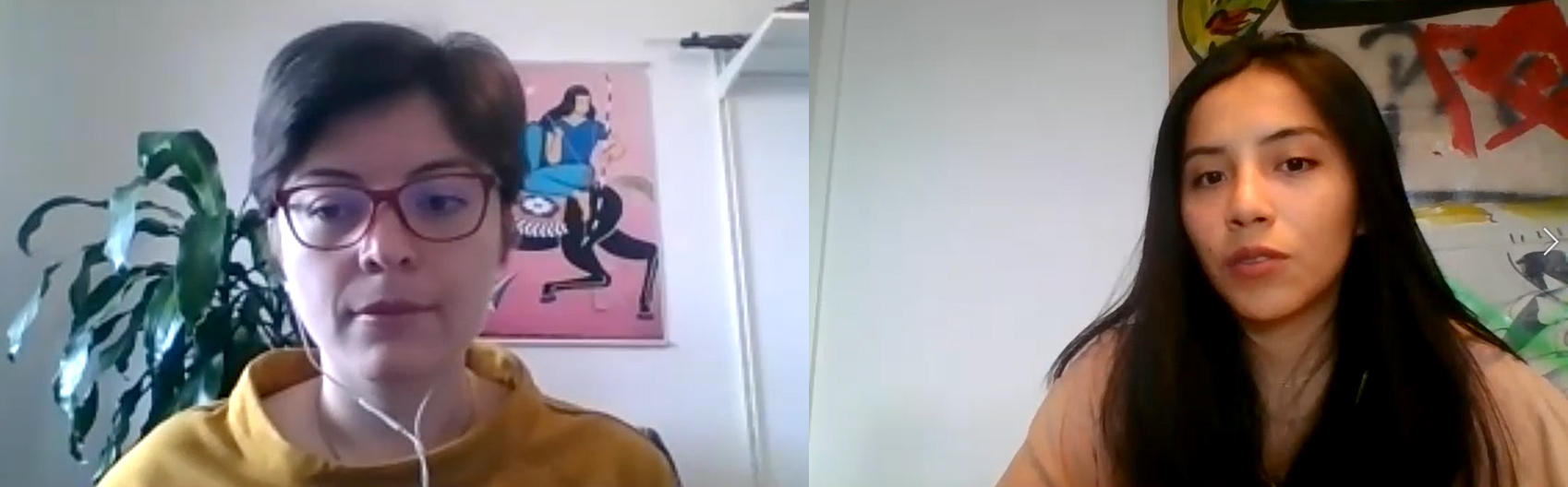 En una entrevista muy espontánea la Lic. Ariadne Galicia entrevistó a la Lic. Marcela Torres para explicar la situación actual del país colombiano. (Foto: Screen Zoom).