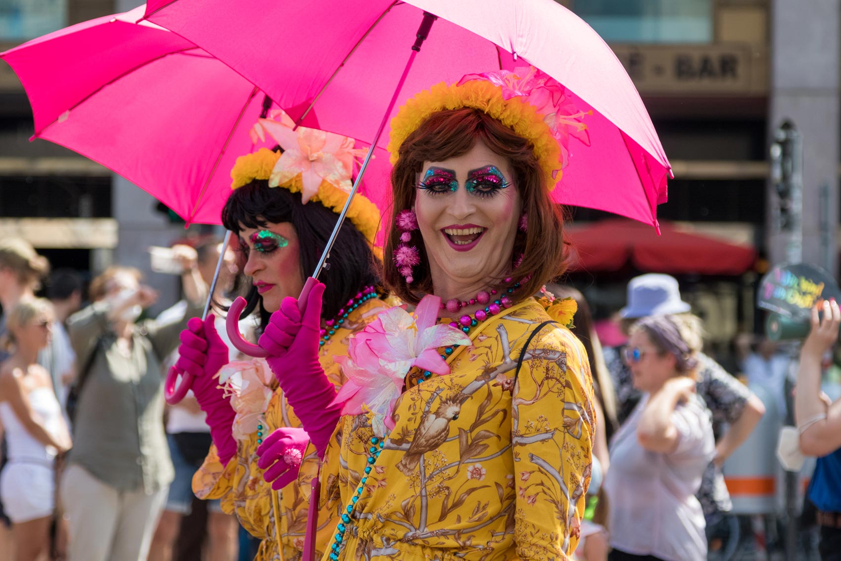 Manifestación por la aceptación, el respeto y la igualdad de derechos en Austria, Europa y todo el mundo. (Foto: Yunier Cobas)