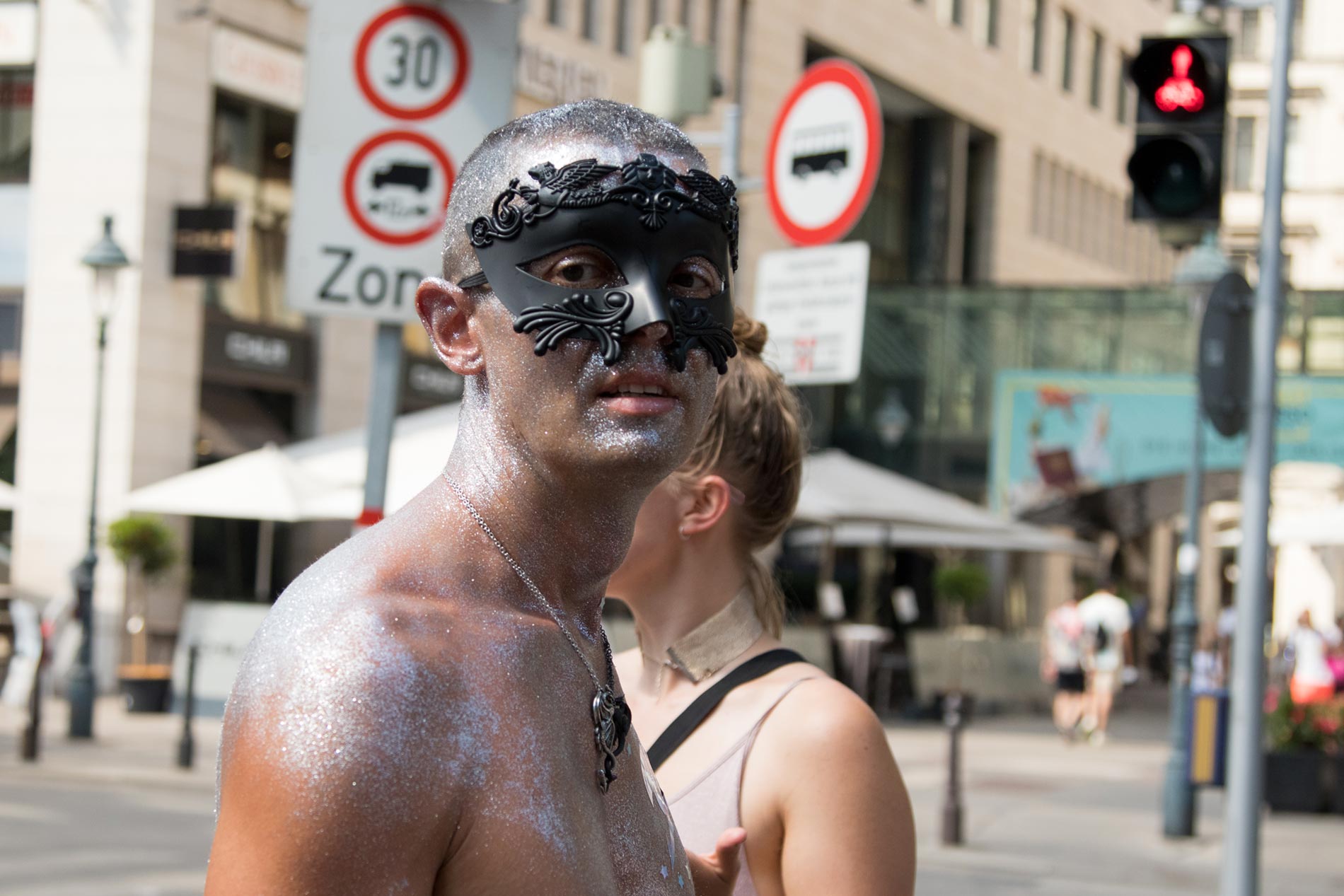 Manifestación por la aceptación, el respeto y la igualdad de derechos en Austria, Europa y todo el mundo. (Foto: Yunier Cobas)