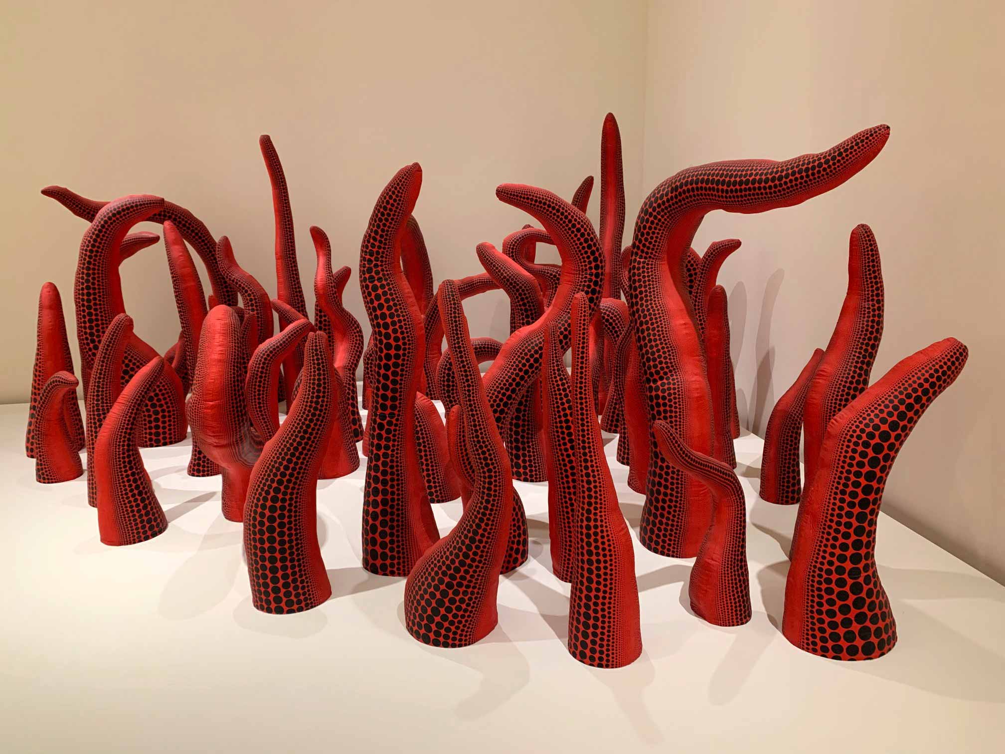 Yayoi Kusama en el Museo Guggenheim de Bilbao (Foto: Stefan Galván) Yayoi Kusama en el Museo Guggenheim de Bilbao (Foto: Stefan Galván)