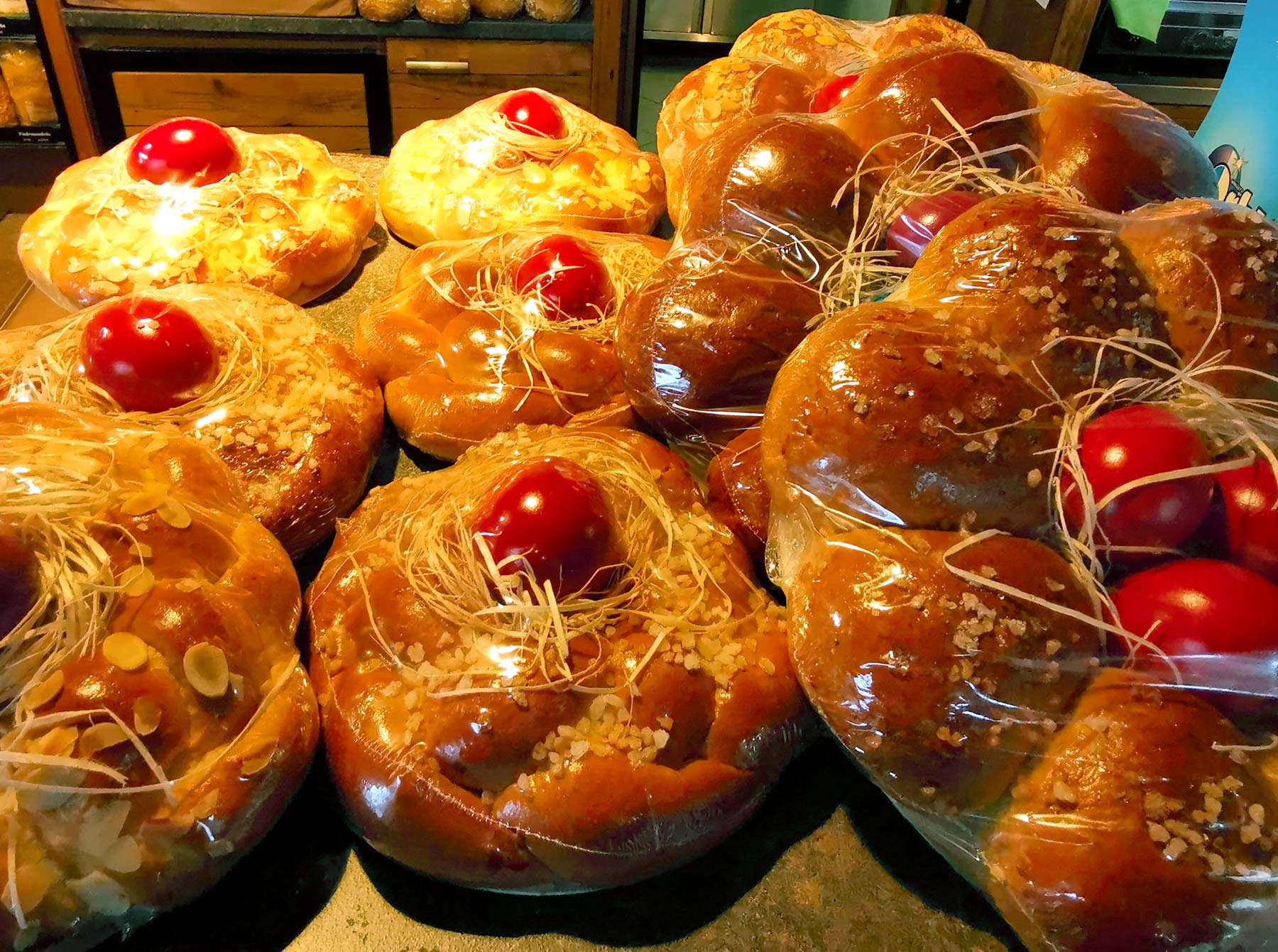 La rica Osternest que se encuentran en las panaderías. Foto CulturaLatina La rica Osternest que se encuentran en las panaderías. Foto CulturaLatina
