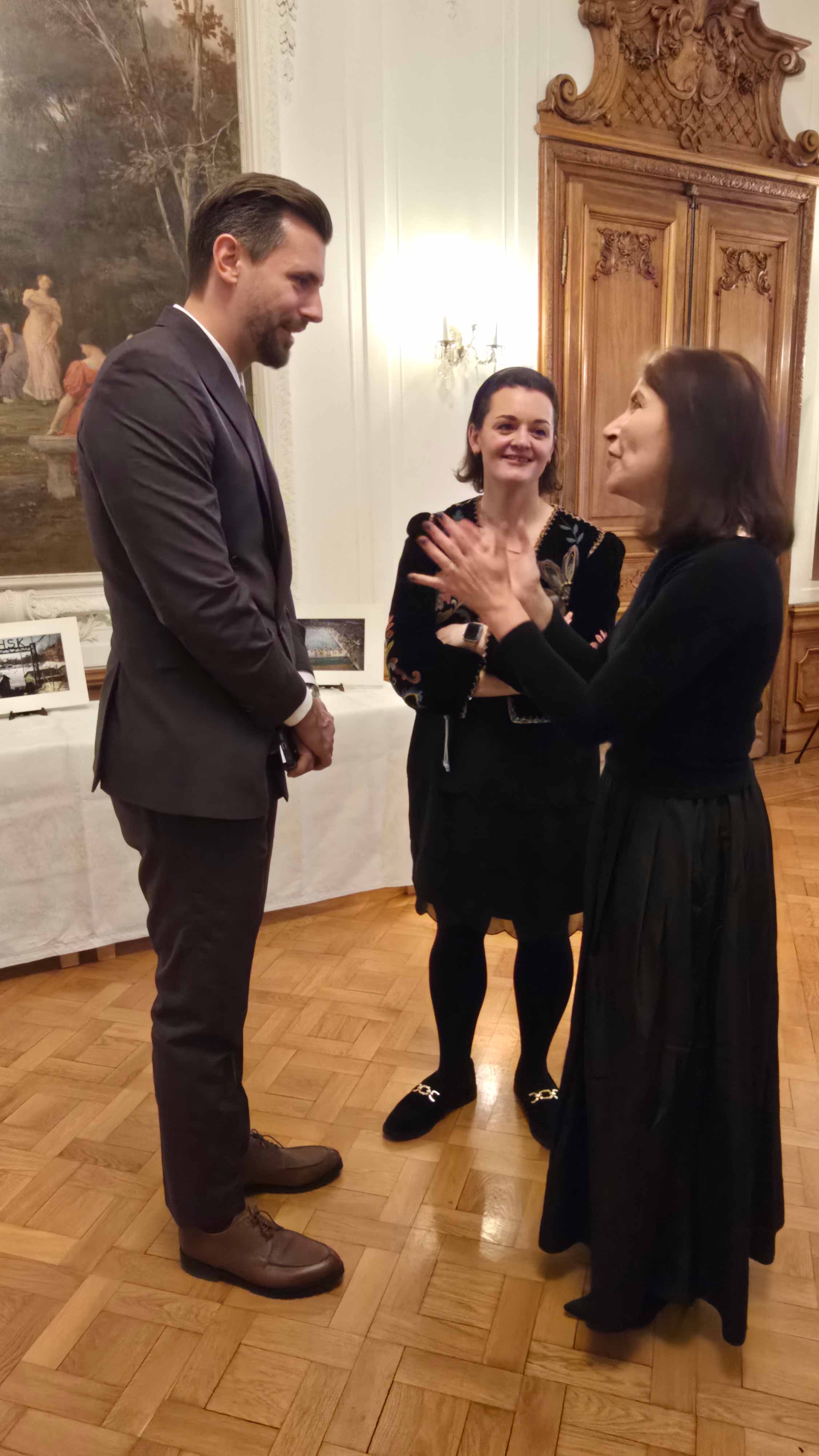 Recepción en Viena con motivo del centenario de Claire Aho. Foto: CulturaLatina