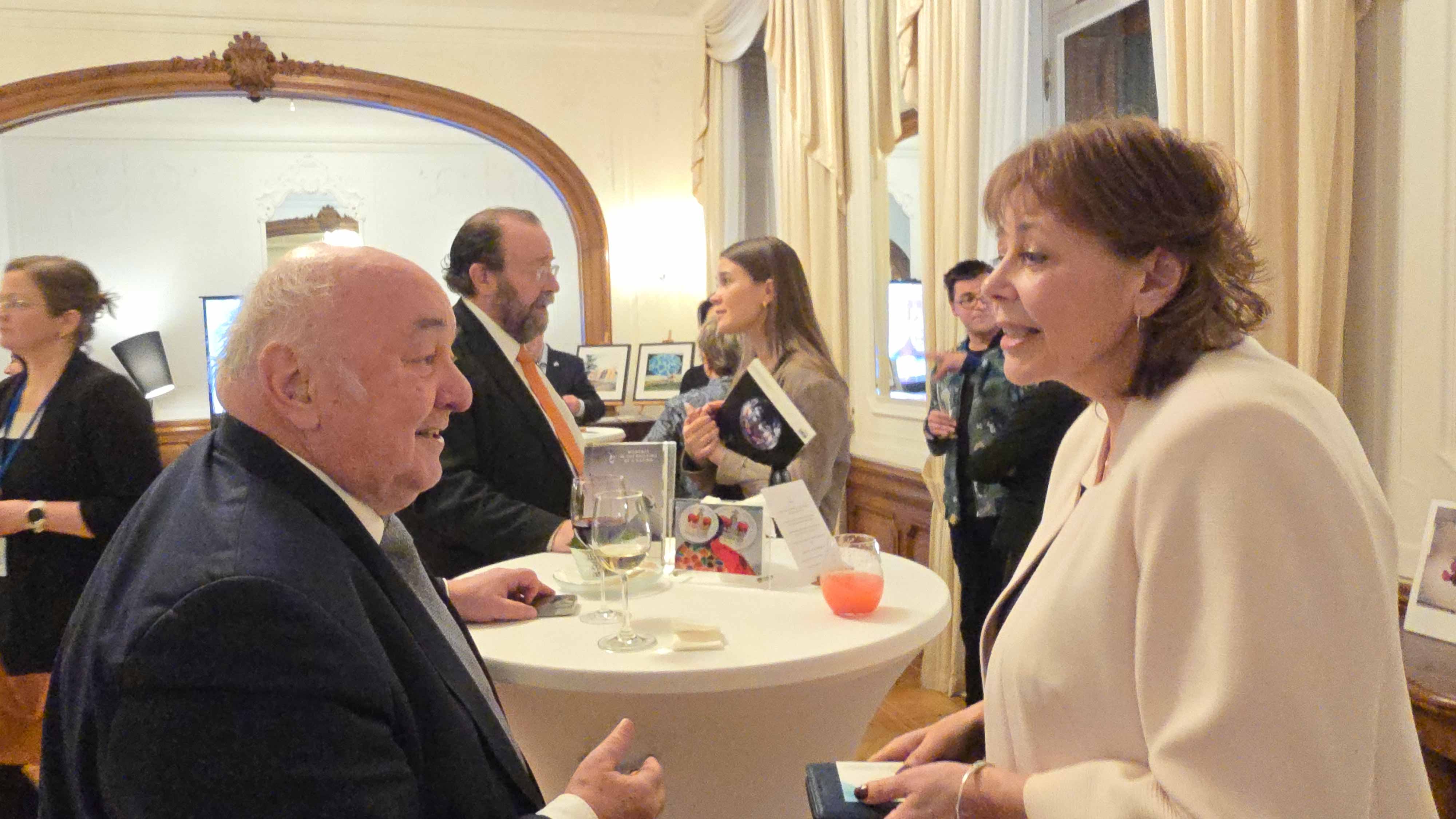 Recepción en Viena con motivo del centenario de Claire Aho. Foto: CulturaLatina