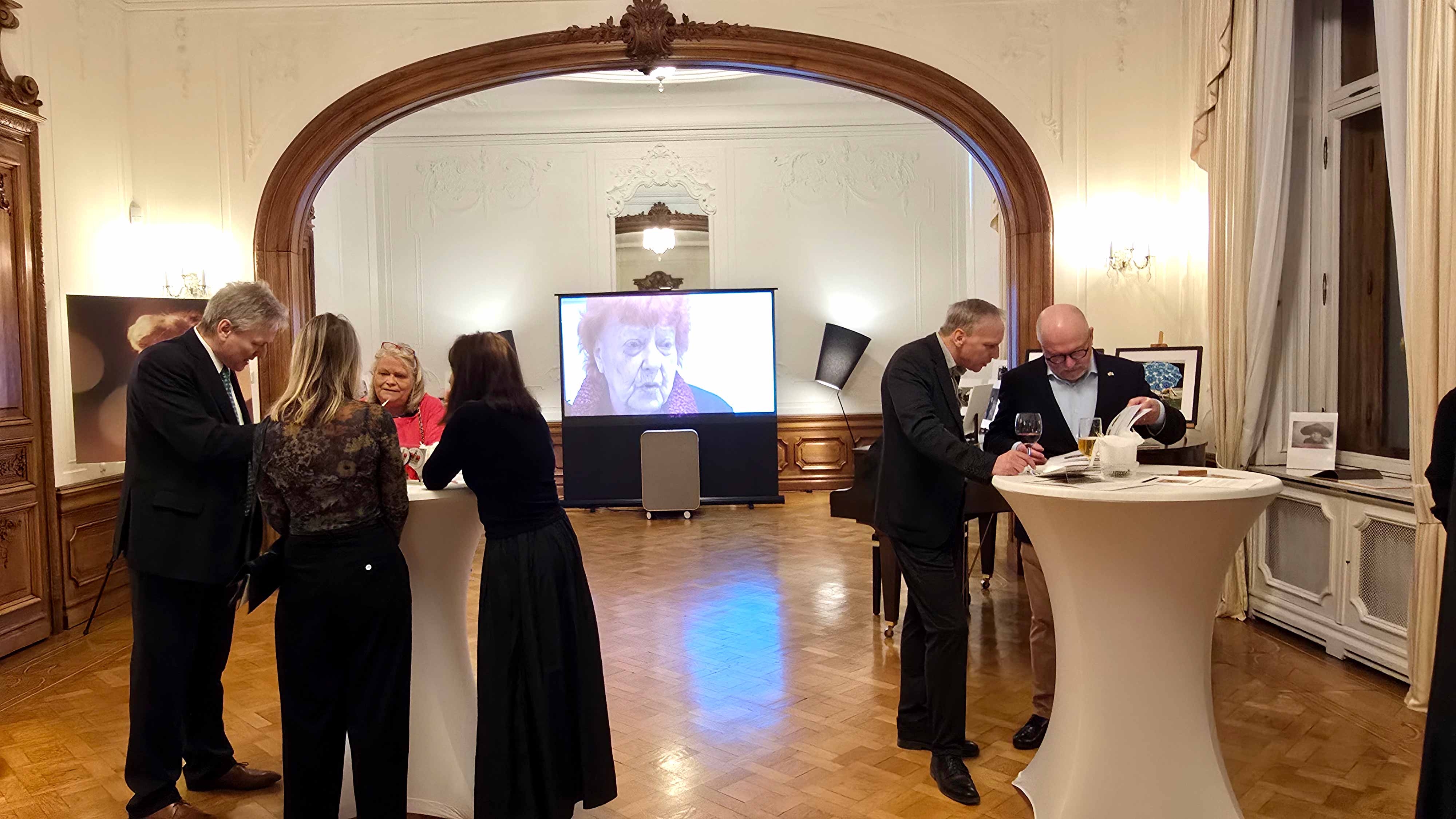 Recepción en Viena con motivo del centenario de Claire Aho. Foto: CulturaLatina