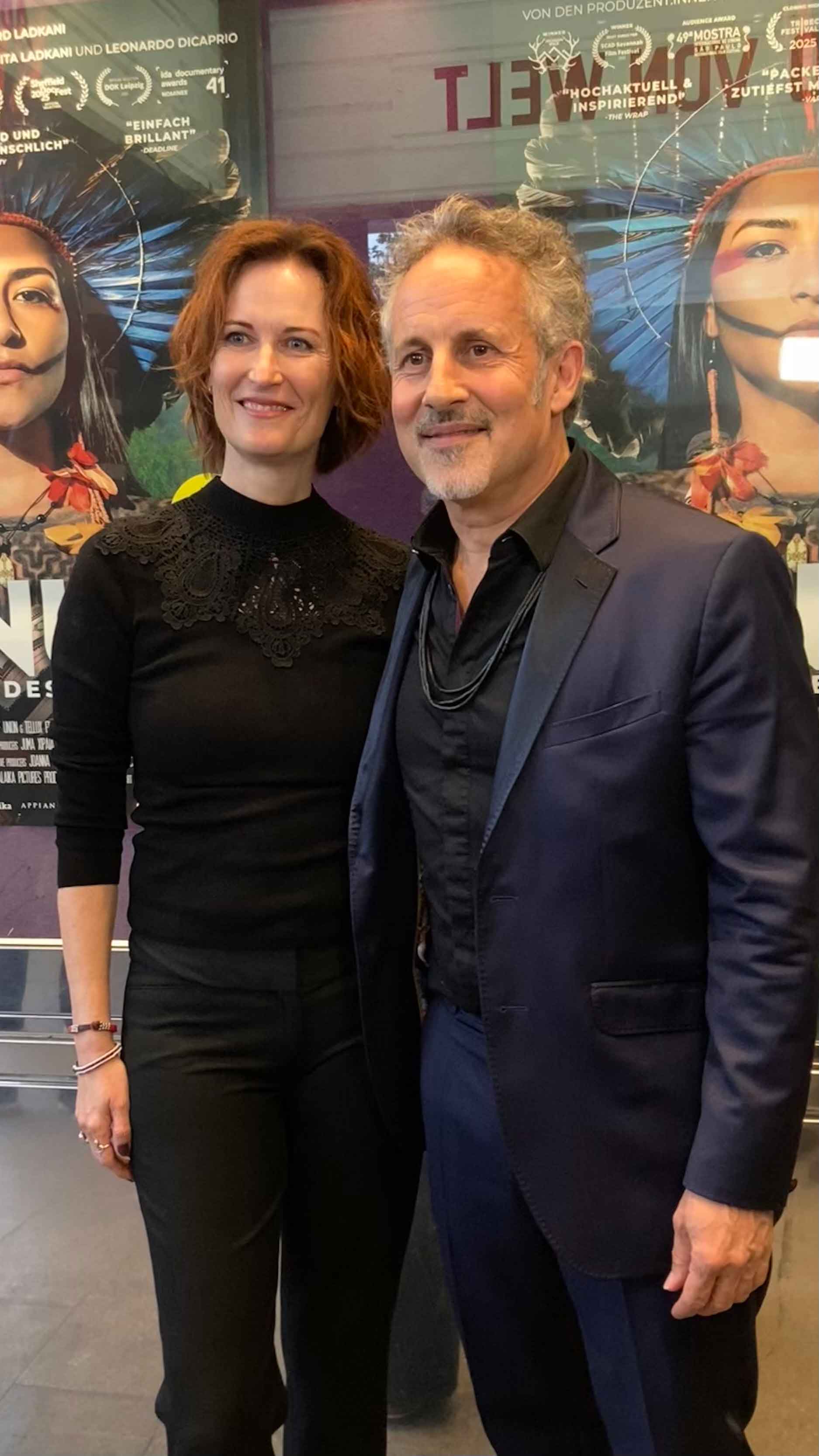 Anita und Richard Ladkani, Ehepaar und Arbeitspartner, gemeinsam bei der Premiere des Cine Latino Festival Wien. Foto: Stefan Galván