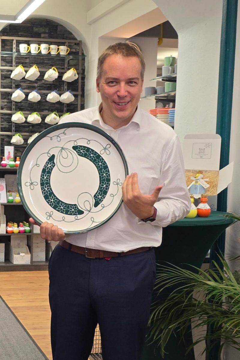 Ing. Alexander Köck, Prokurist von Gmundner Keramik.