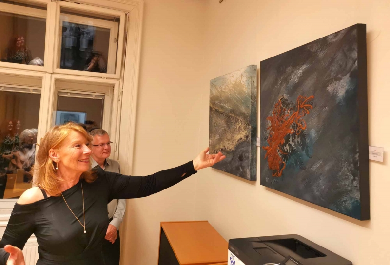 Melitta Winkler erklärt, wie dieses Bild entstanden ist.