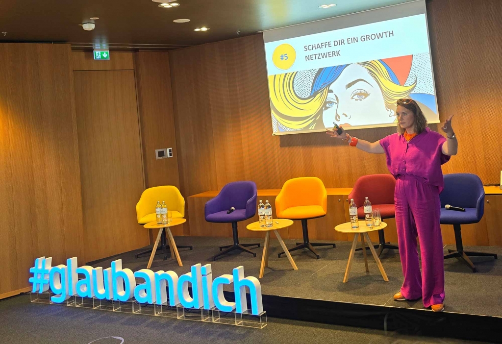 Yvonne Pirkner inspiriert beim „Women in Business Circle“ mit „Growth Mindset“